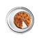 Plateau à pizza rond en aluminium de 11 pouces plateau de cuisson plat à pizza plat à pizza